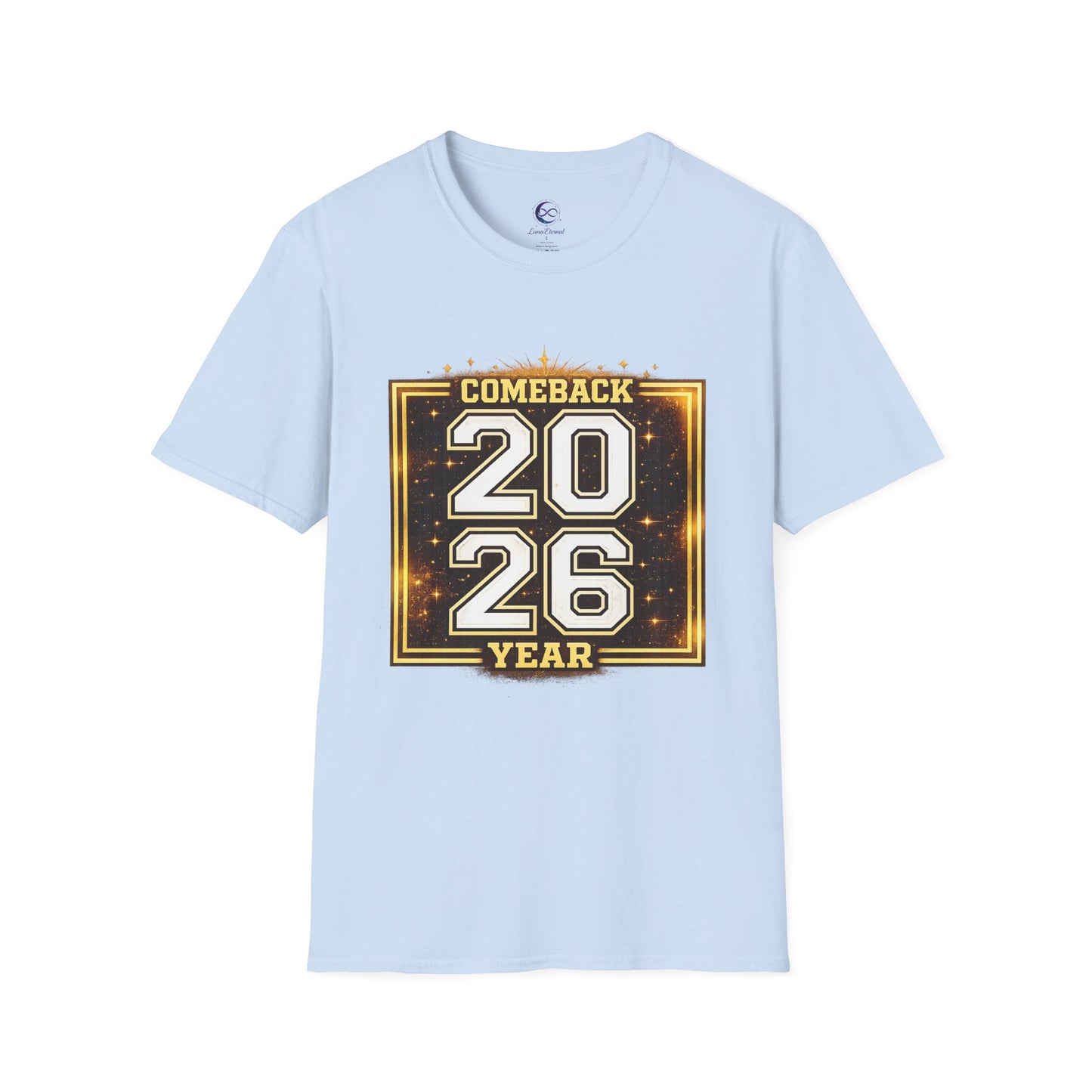 2026 Comeback Year T-Shirt — Retro Gold Sports Style Tee