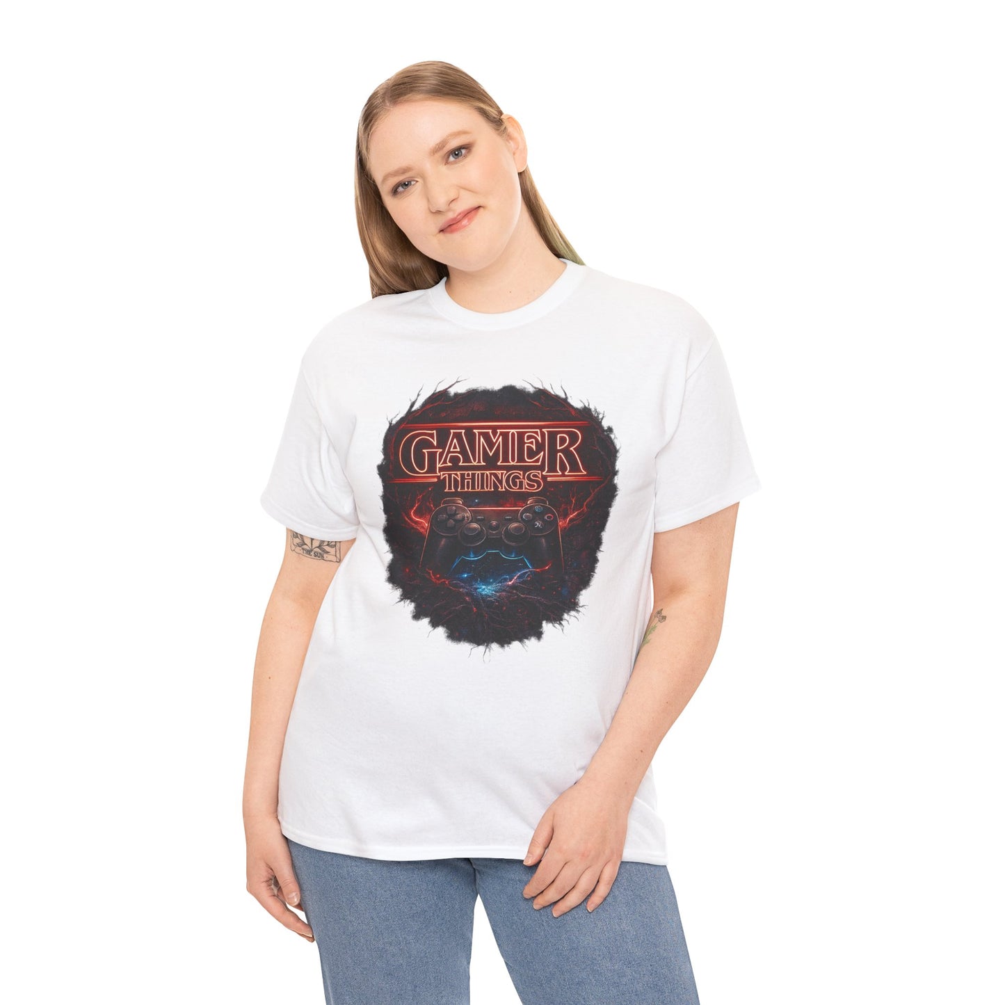 Gamer Things Graphic Tee — Retro Stranger Things‑Style Gaming Shirt