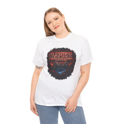 Gamer Things Graphic Tee — Retro Stranger Things‑Style Gaming Shirt