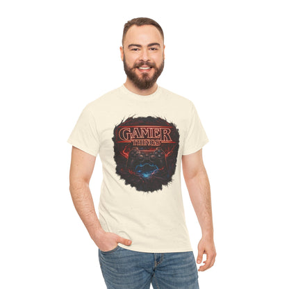 Gamer Things Graphic Tee — Retro Stranger Things‑Style Gaming Shirt