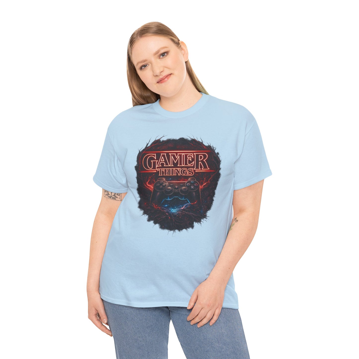 Gamer Things Graphic Tee — Retro Stranger Things‑Style Gaming Shirt