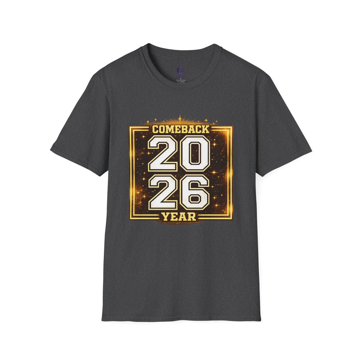 2026 Comeback Year T-Shirt — Retro Gold Sports Style Tee