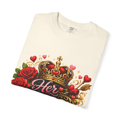 Her King T-Shirt — Rose Crown Couples Tee