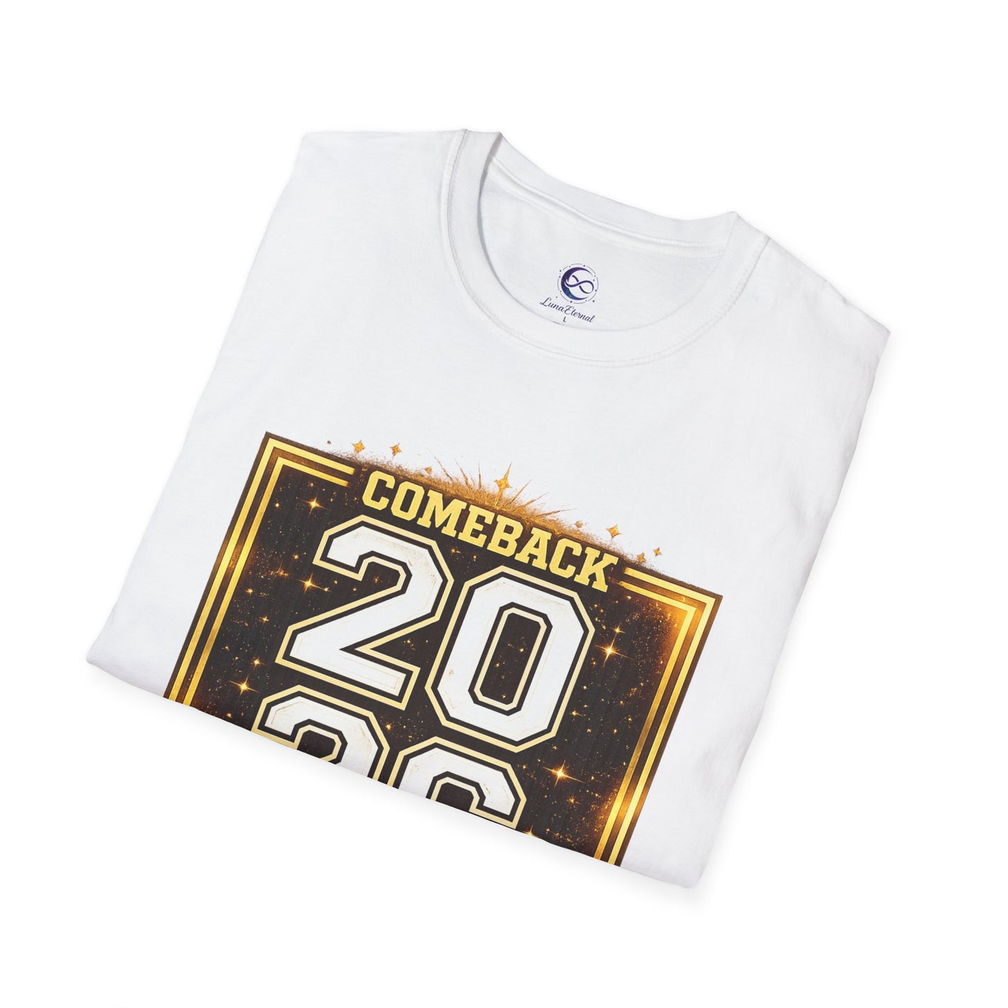 2026 Comeback Year T-Shirt — Retro Gold Sports Style Tee
