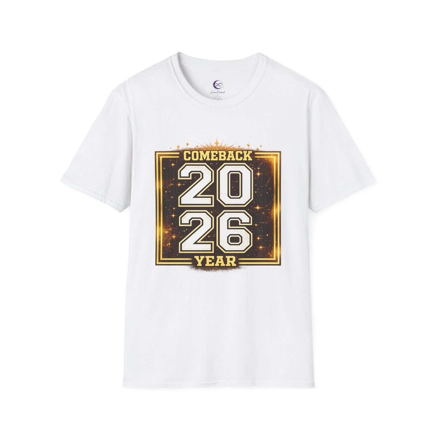 2026 Comeback Year T-Shirt — Retro Gold Sports Style Tee