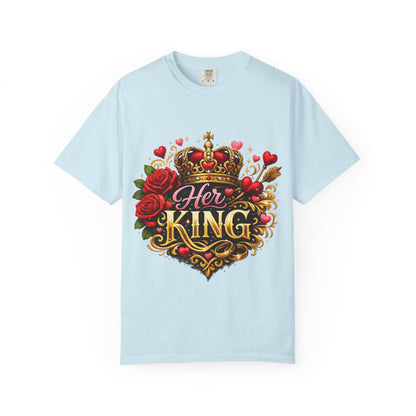 Her King T-Shirt — Rose Crown Couples Tee