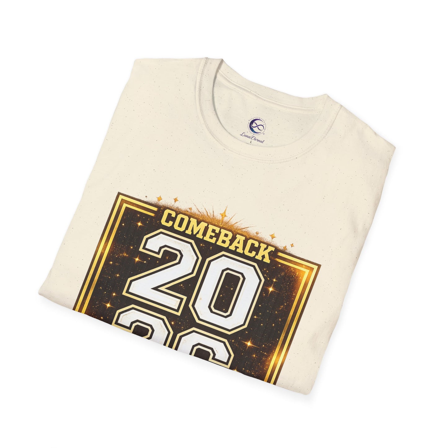2026 Comeback Year T-Shirt — Retro Gold Sports Style Tee