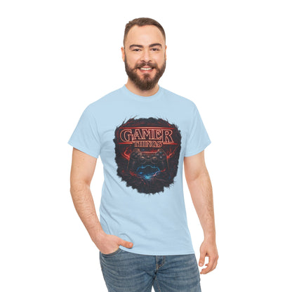 Gamer Things Graphic Tee — Retro Stranger Things‑Style Gaming Shirt
