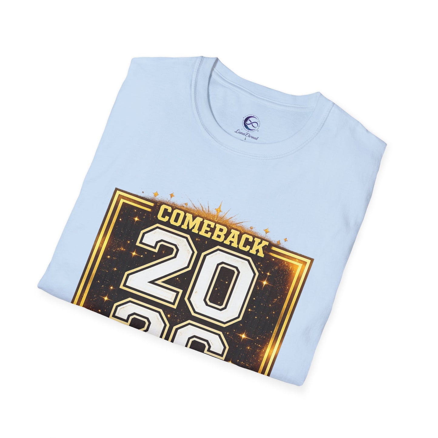 2026 Comeback Year T-Shirt — Retro Gold Sports Style Tee