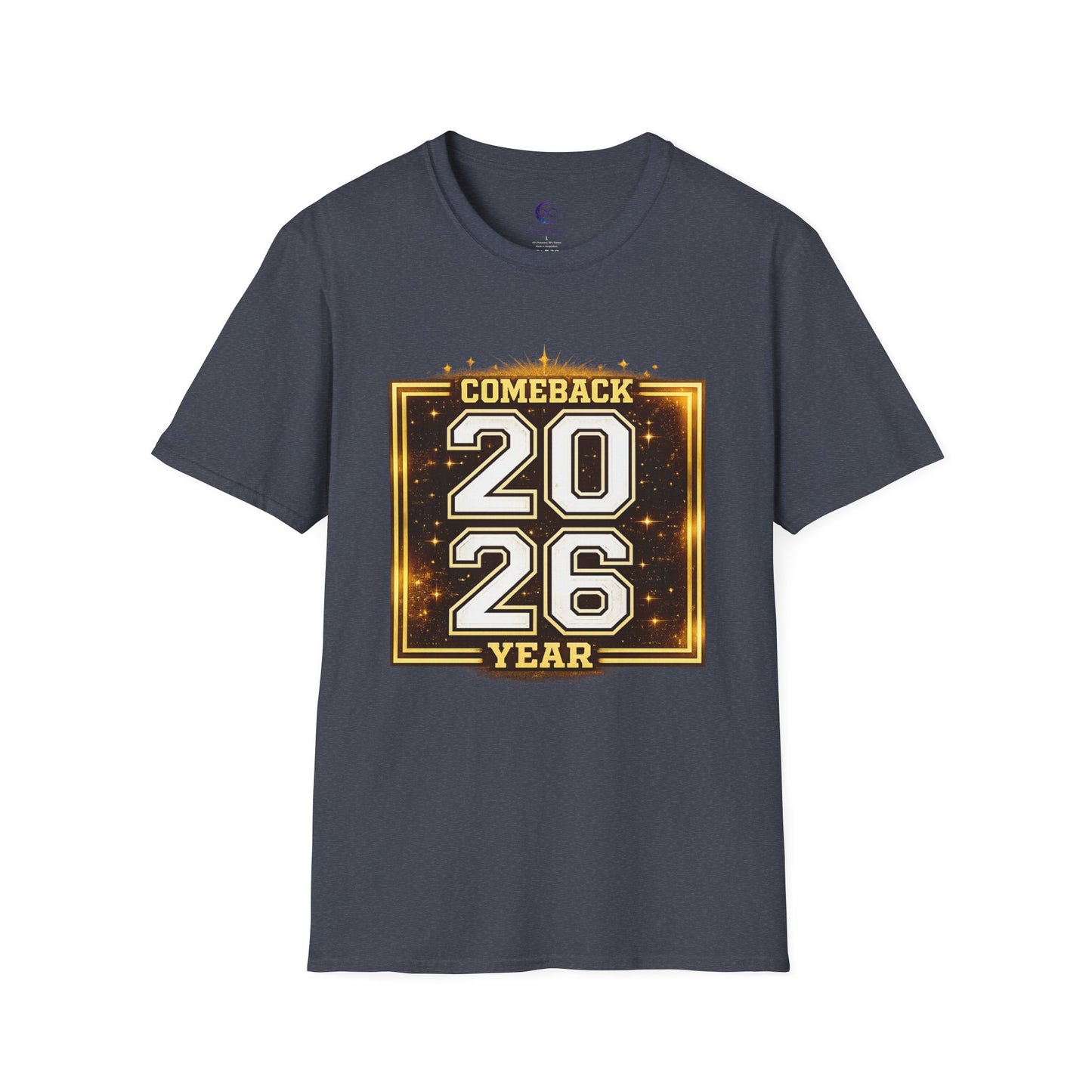 2026 Comeback Year T-Shirt — Retro Gold Sports Style Tee